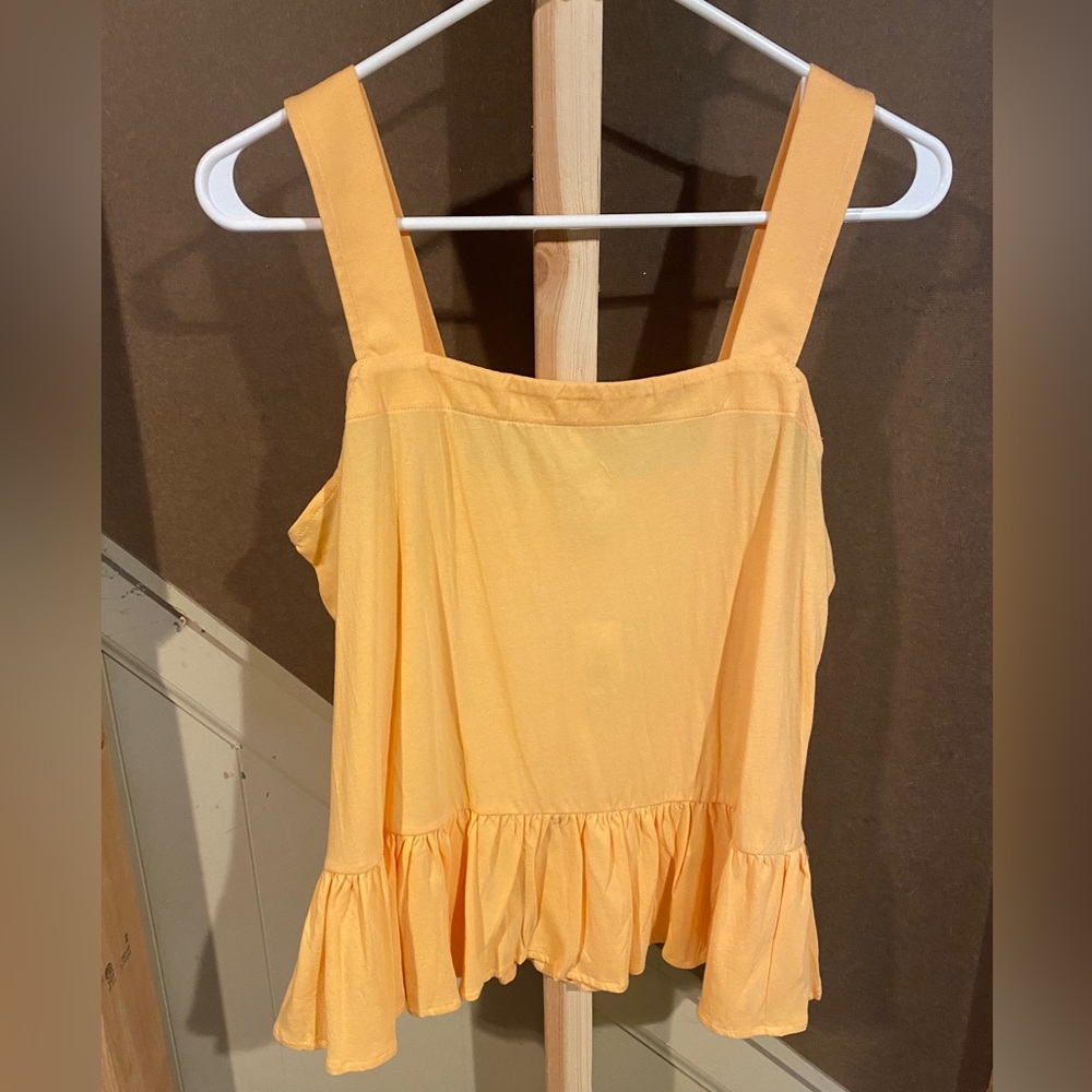 NWT loft outlet peplum top size large